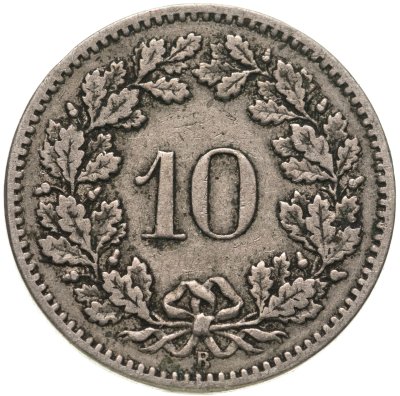 купить Швейцария 10 раппенов (rappen) 1897
