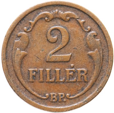 купить Венгрия 2 филлера (filler) 1937