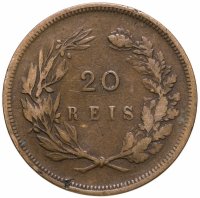 купить Португалия 20 рейс (reis) 1892