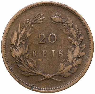 купить Португалия 20 рейс (reis) 1892