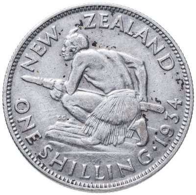 купить Новая Зеландия 1 шиллинг (shilling) 1934