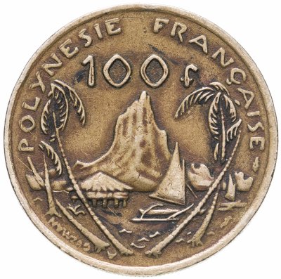 купить Французская Полинезия 100 франков (francs) 1982