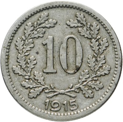 купить Австрия 10 геллеров (heller) 1915