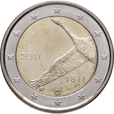 купить Финляндия 2 евро (euro) 2011 200 лет банку Финляндии