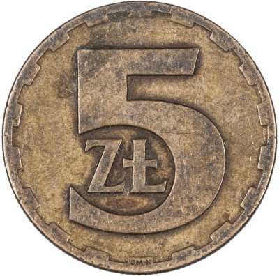 купить Польша 5 злотых (zlotych) 1975-1988, случайная дата