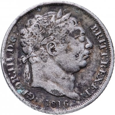 купить Великобритания 6 пенсов (pence) 1816 Георг III