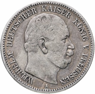 купить Германская империя, Пруссия 2 марки 1876 А - Берлин