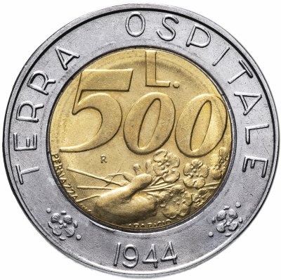 купить Сан-Марино 500 лир 1991 "Гостеприимная Земля"