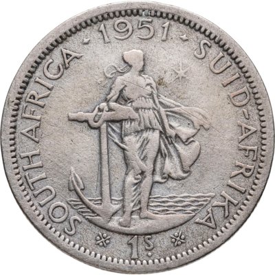 купить ЮАР 1 шиллинг (shilling) 1951
