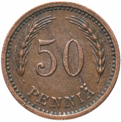 купить Финляндия 50 пенни (pennia) 1943