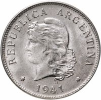 купить Аргентина 50 песо 1941