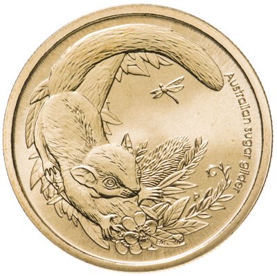 купить Австралия 1 доллар (dollar) 2011 "Детёныши диких животных - Сахарная летяга"
