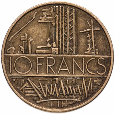 купить Франция 10 франков (francs) 1974-1987, случайная дата