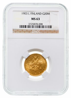 купить 20 марок 1903 L в слабе NGC