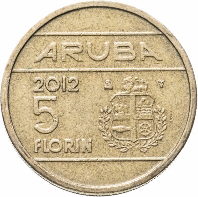 купить Аруба 5 флоринов (florin) 2012