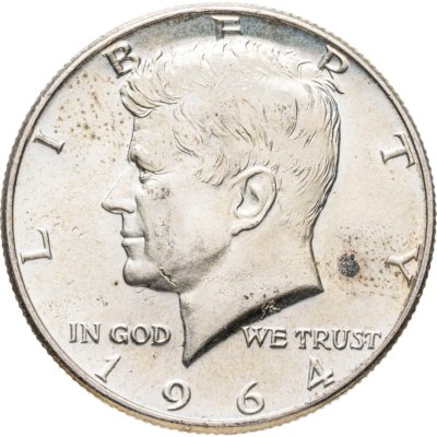 купить США 50 центов (1/2 доллара, half dollar) 1964 "Kennedy Half Dollar - Кеннеди"