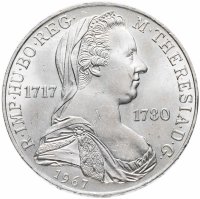 Купить Австрия 25 шиллингов (shillings) 1967 "250 лет со дня рождения Марии Терезии"