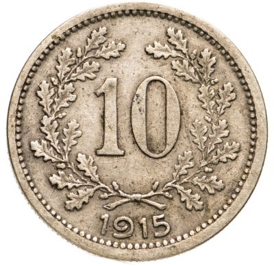 купить Австрия 10 геллеров (heller) 1915