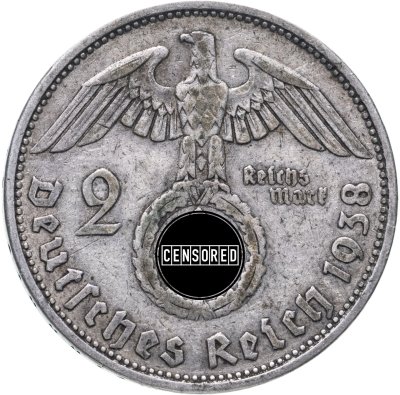 купить Германия (Третий Рейх) 2 рейхсмарки "A" 1938