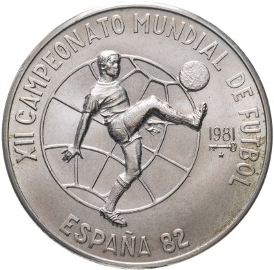 купить Куба 1 песо (peso) 1981 "Чемпионат мира по футболу 1982, Испания"