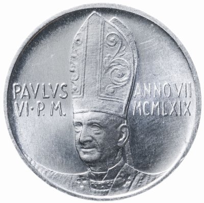 купить Ватикан 5 лир (lire) 1969