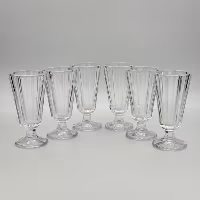 купить Набор из шести восьмигранных рюмок (лафитников), стекло, СССР, 1950-1970 гг.