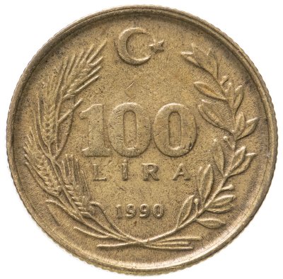купить Турция 100 лир (lira) 1990