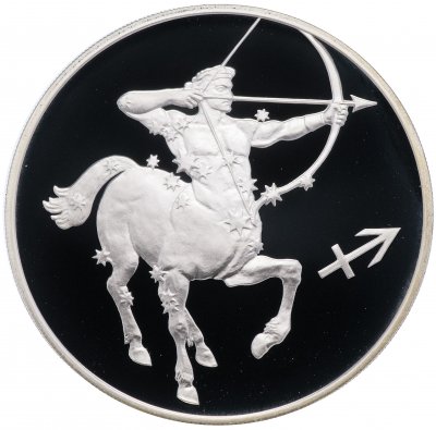 купить 3 рубля 2003 СПМД Proof "Стрелец - Знаки зодиака"