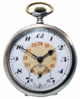 Купить Часы карманные, серебро 800 пр., фирма "Simon PWC", Швейцария, 1950-1970 гг.