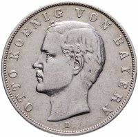 купить Германия (Империя) 3 марки (mark) 1908 D Бавария