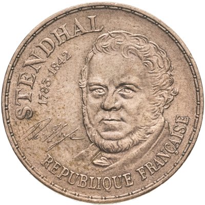 купить Франция 10 франков (francs) 1983 "200 лет со дня рождения Стендаля"