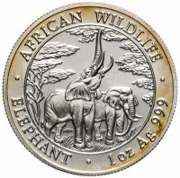 купить Замбия 5000 квач (kwacha) 2003 Дикая природа Африки - Слоны
