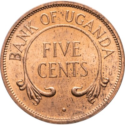 купить Уганда 5 центов (cents) 1966