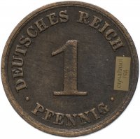 купить Германия 1 пфенниг 1890-1916