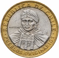 Купить Чили 100 песо (pesos) 2001-2016 случайный год