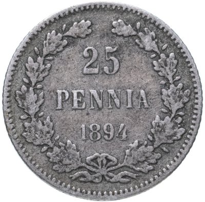 купить 25 пенни (pennia) 1894 L