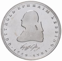 Купить Германия (ФРГ) 5 марок 1981 "200 лет со дня смерти Готхольда Эфраима Лессинга"