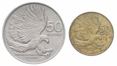 купить Филиппины, набор из 2 монет "Орлы" 1984-1993