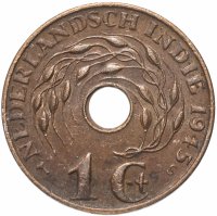 Купить Голландская Ост-Индия 1 цент 1945 S