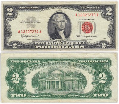 купить США 2 доллара 1963 (Pick 382a)