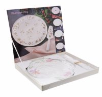купить Набор для подачи торта (блюдо и лопатка), фарфор, деколь, мануфактура "Royal Bone China", Япония, 2000-2015 гг.