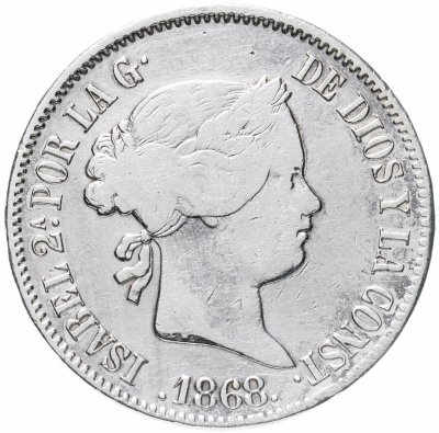 купить Филиппины 50 сентимо (centimos) 1868
