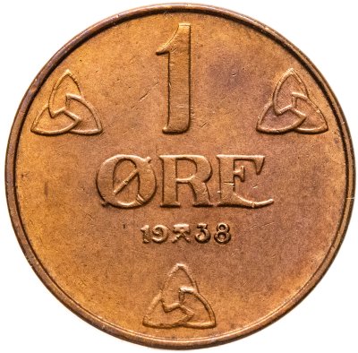купить Норвегия 1 эре (ore) 1939
