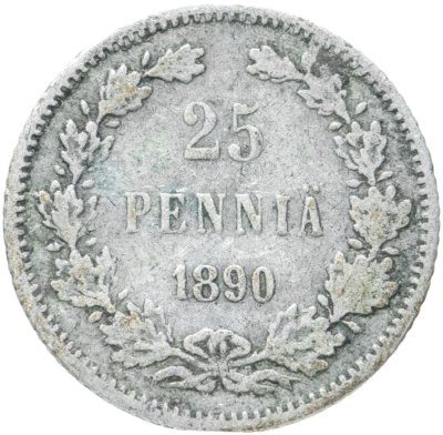 купить 25 пенни (pennia) 1890 L