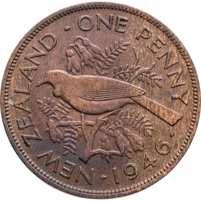 купить Новая Зеландия 1 пенни (penny) 1946