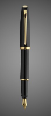 купить Перьевая ручка Aurora Style Resin black GT, перо - F, в подарочной коробке, Металлы: золото, смола, 2026 г.