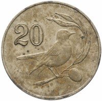 купить Кипр 20 центов 1983-1988, случайная дата