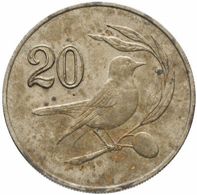 купить Кипр 20 центов (cents) 1983-1988, случайная дата