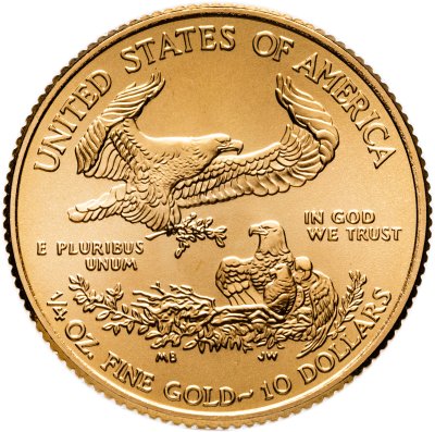 купить США 10 долларов (dollars) 2013 UNC Liberty "Американский золотой орёл. Шагающая Свобода"