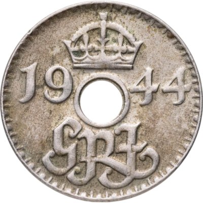 купить Новая Гвинея 3 пенса (pence) 1944